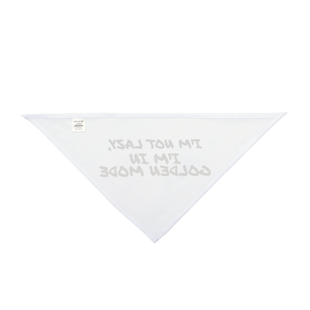 Funny Golden Retriever Dog Bandana "I'm Not Lazy I'm In Golden Mode" Dog