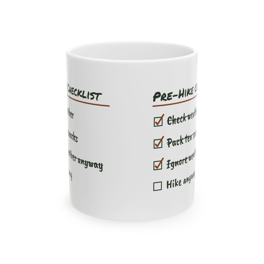 Funny Hiking Coffee Mug Pack Ten Snacks Hike Anyway