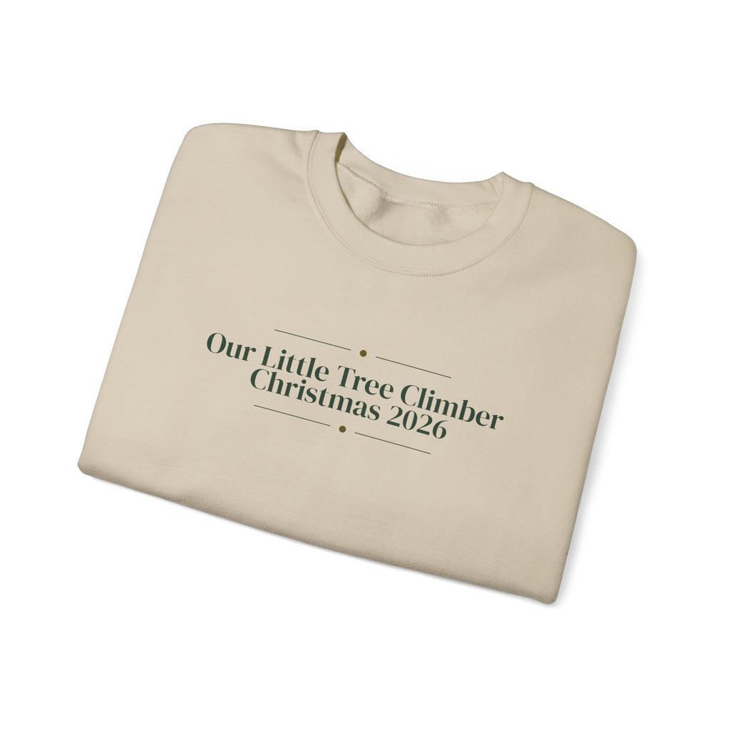 Christmas Cat Sweatshirt Our Little Tree Climber Christmas 2026