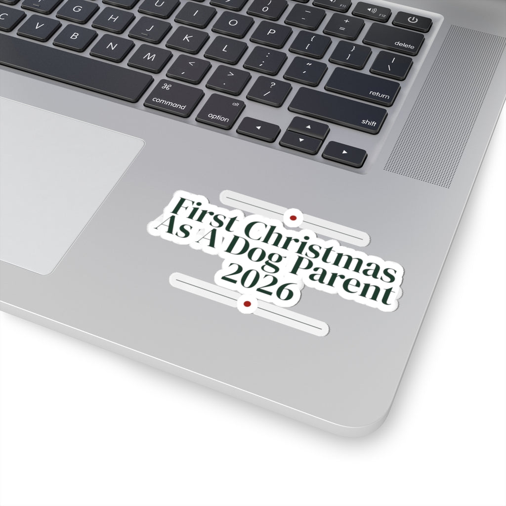 Dog Parent Christmas Sticker First Christmas As A Dog Parent 2026