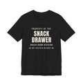 Funny Office Shirt Property Of The Snack Drawer