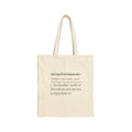 Funny Newlywed Christmas Tote Bag Merged Ornaments Definition