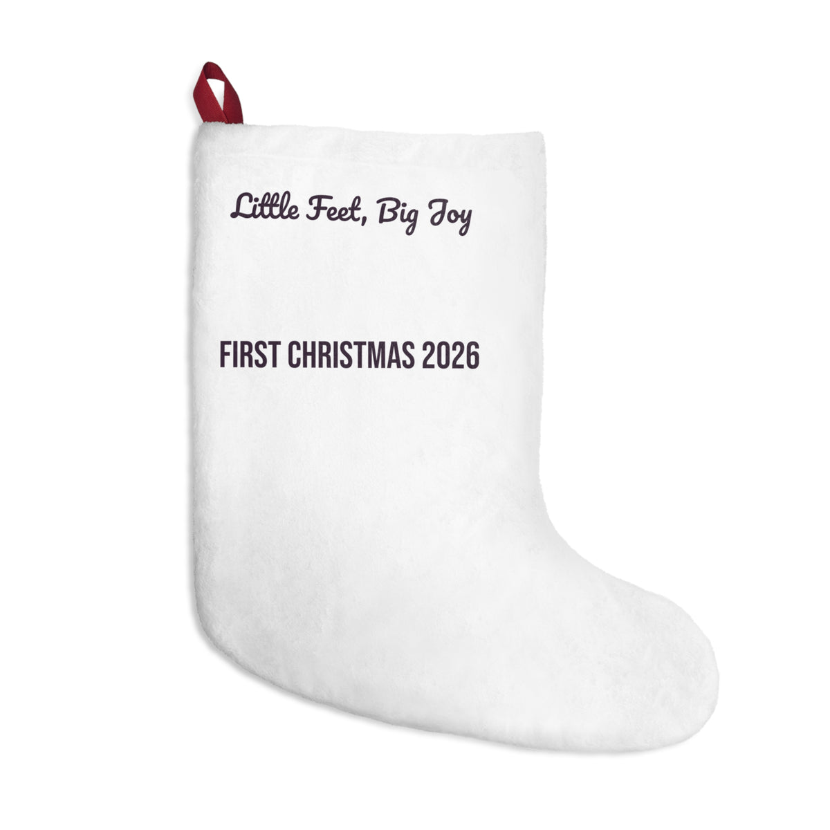 Babys First Christmas 2026 Christmas Stocking Little Feet Big Joy For
