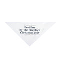 Dog Christmas Dog Bandana Best Boy By The Fireplace Christmas 2026