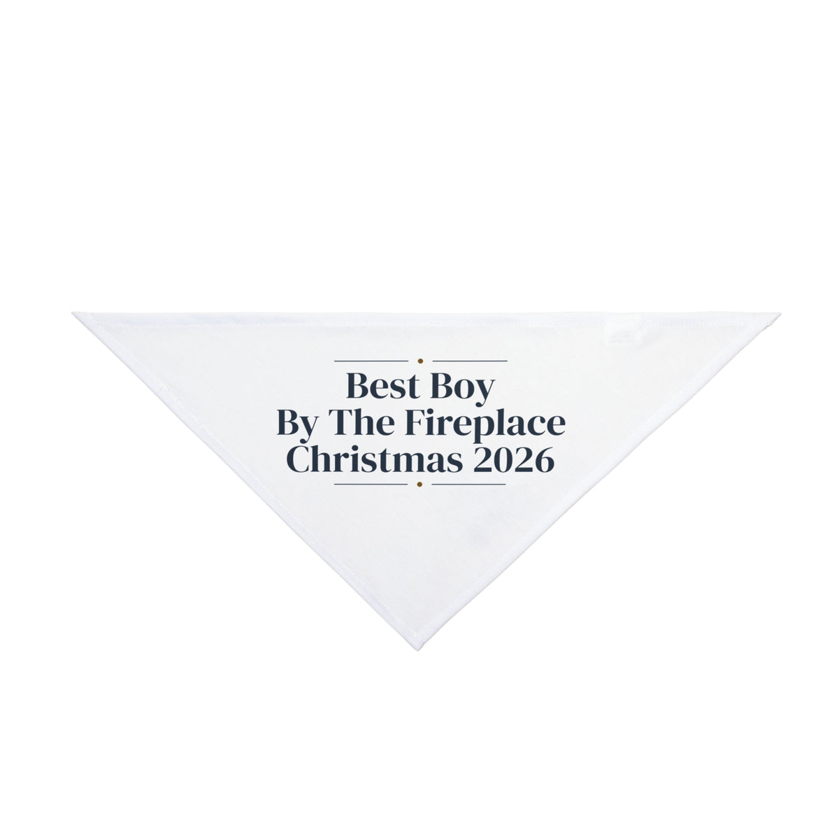 Dog Christmas Dog Bandana Best Boy By The Fireplace Christmas 2026