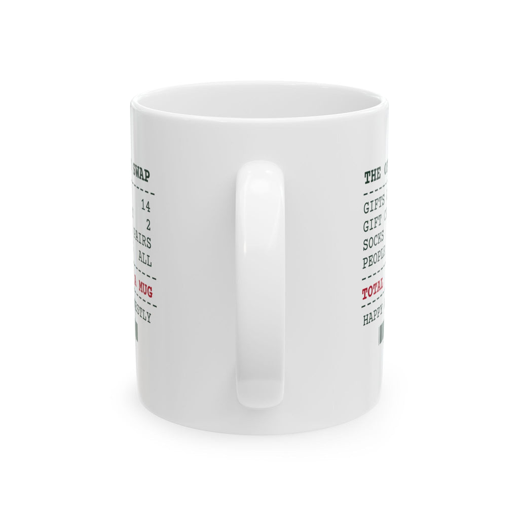 Funny White Elephant Coffee Mug Left With A Mug Office Swap Receipt