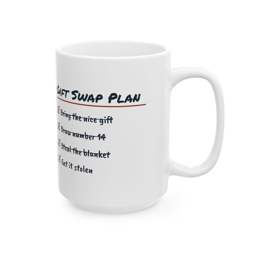 Funny White Elephant Coffee Mug Gift Swap Plan Get It Stolen Checklist