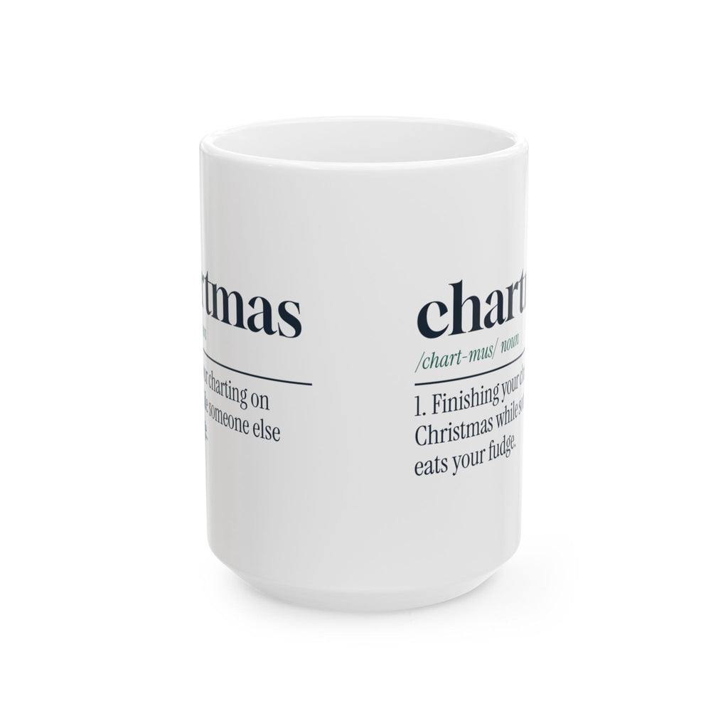 Funny Christmas Nurse Coffee Mug Chartmas Definition For Nurses