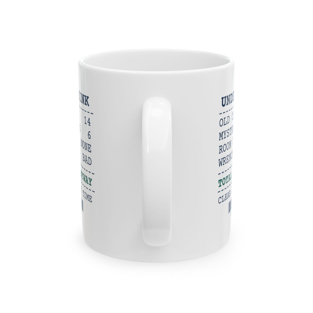 Funny Plumber Coffee Mug Under The Sink Receipt For Plumbers