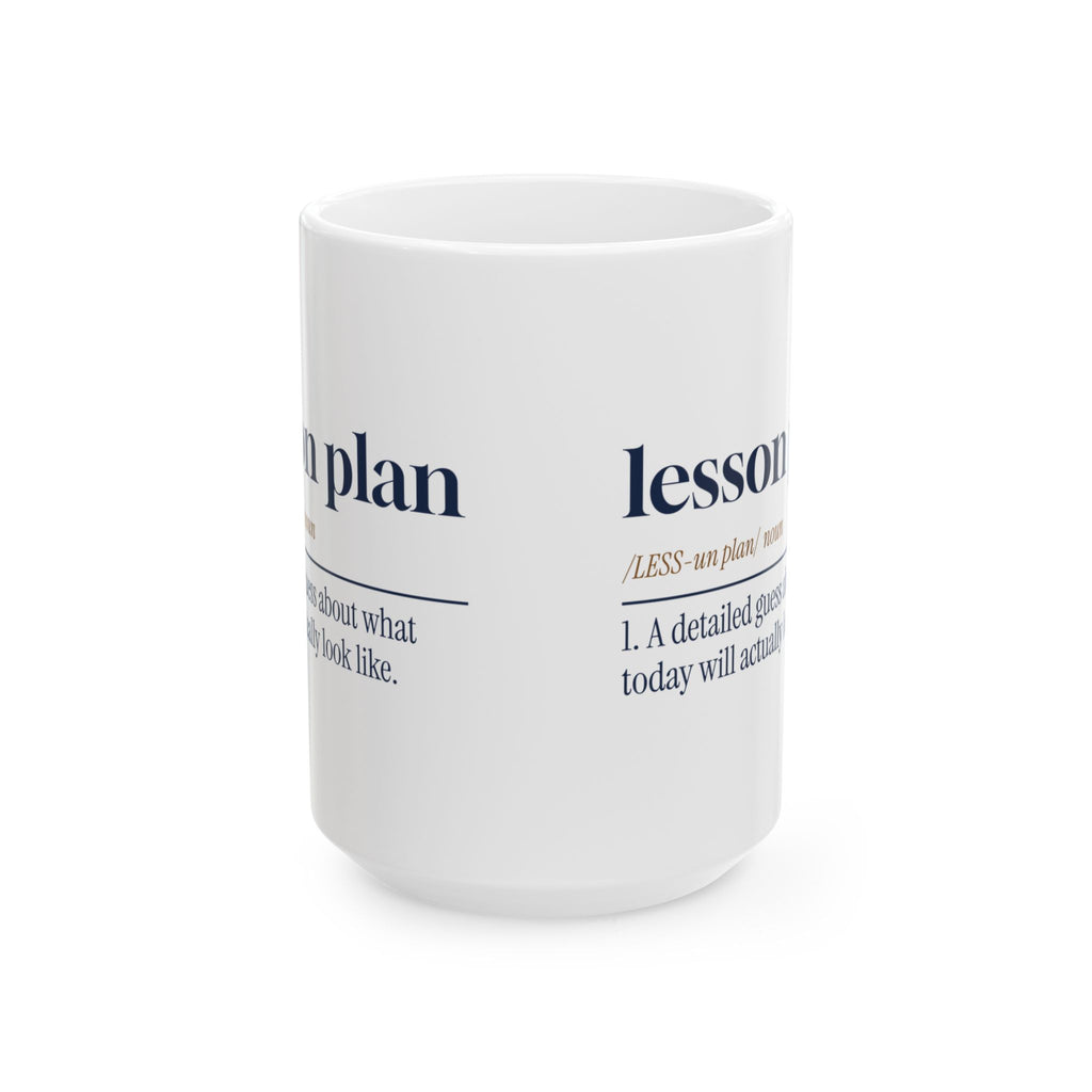 Funny Lesson Plan Dictionary Coffee Mug For Teachers