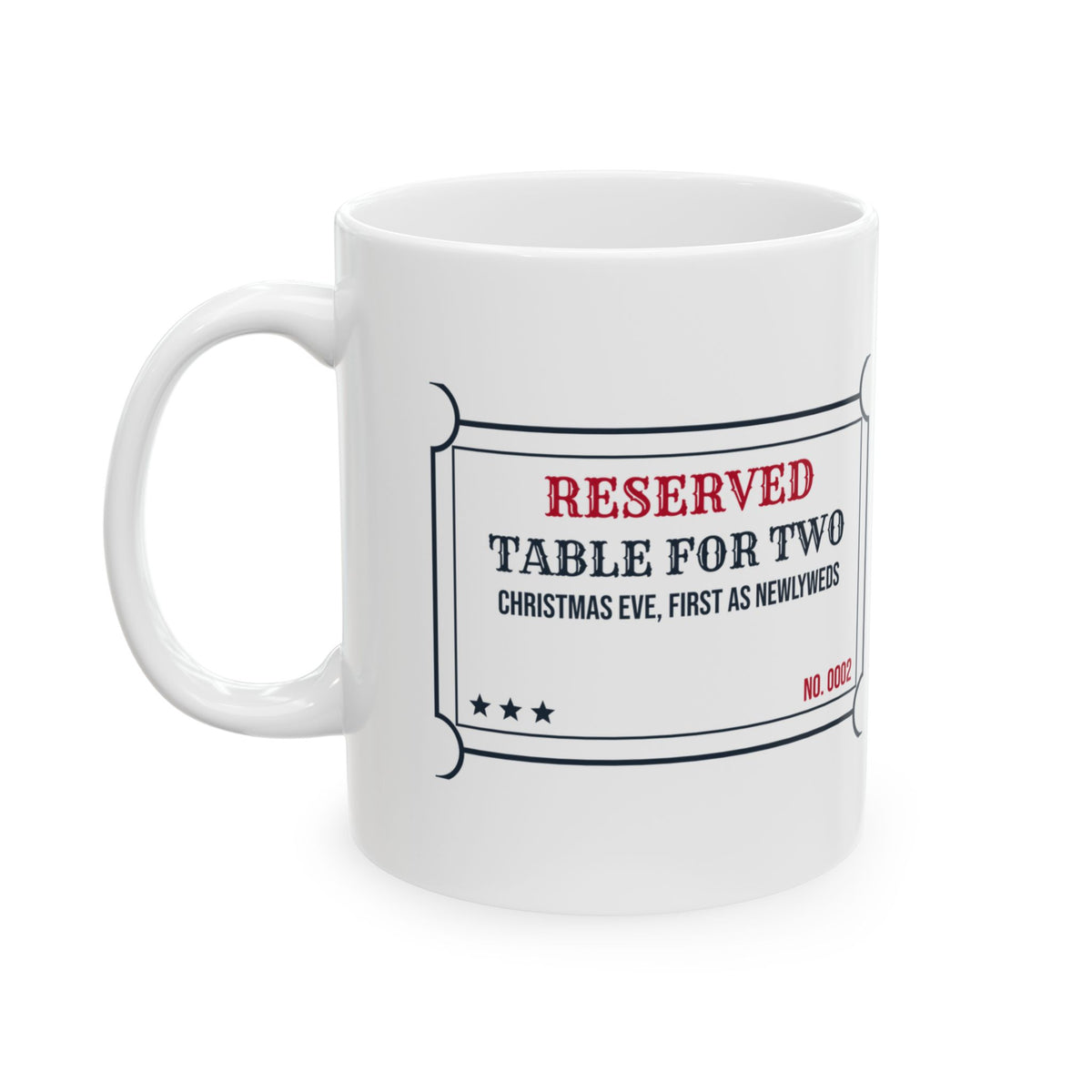 Christmas Coffee Mug Table For Two Christmas Eve 2026 Newlyweds