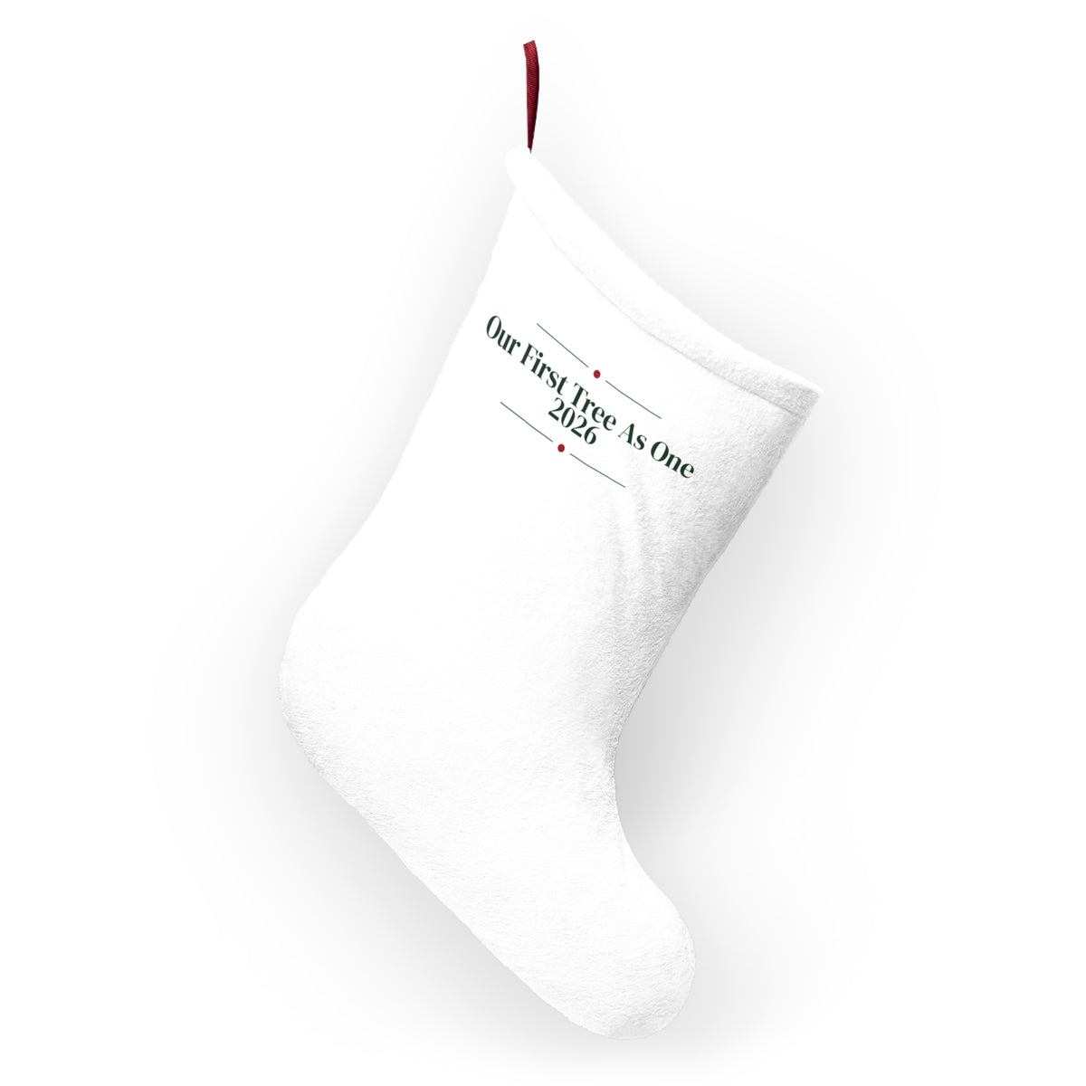 Newlywed Christmas Stocking Our First Tree As One 2026