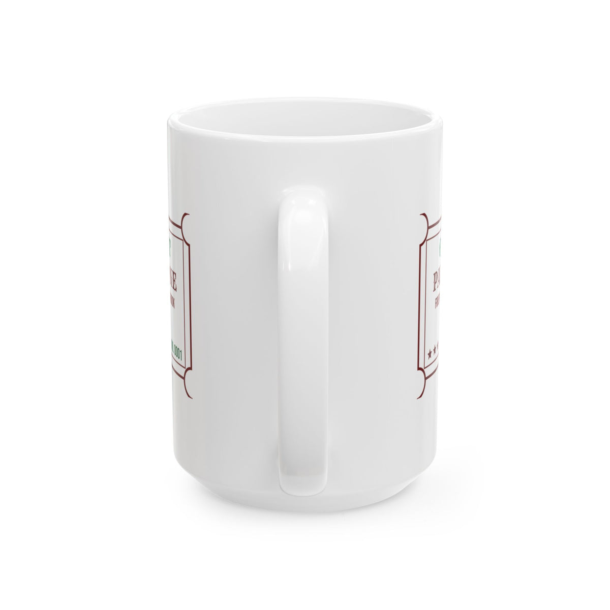 Funny Christmas Introvert Coffee Mug Party Of One Fireplace And A Book