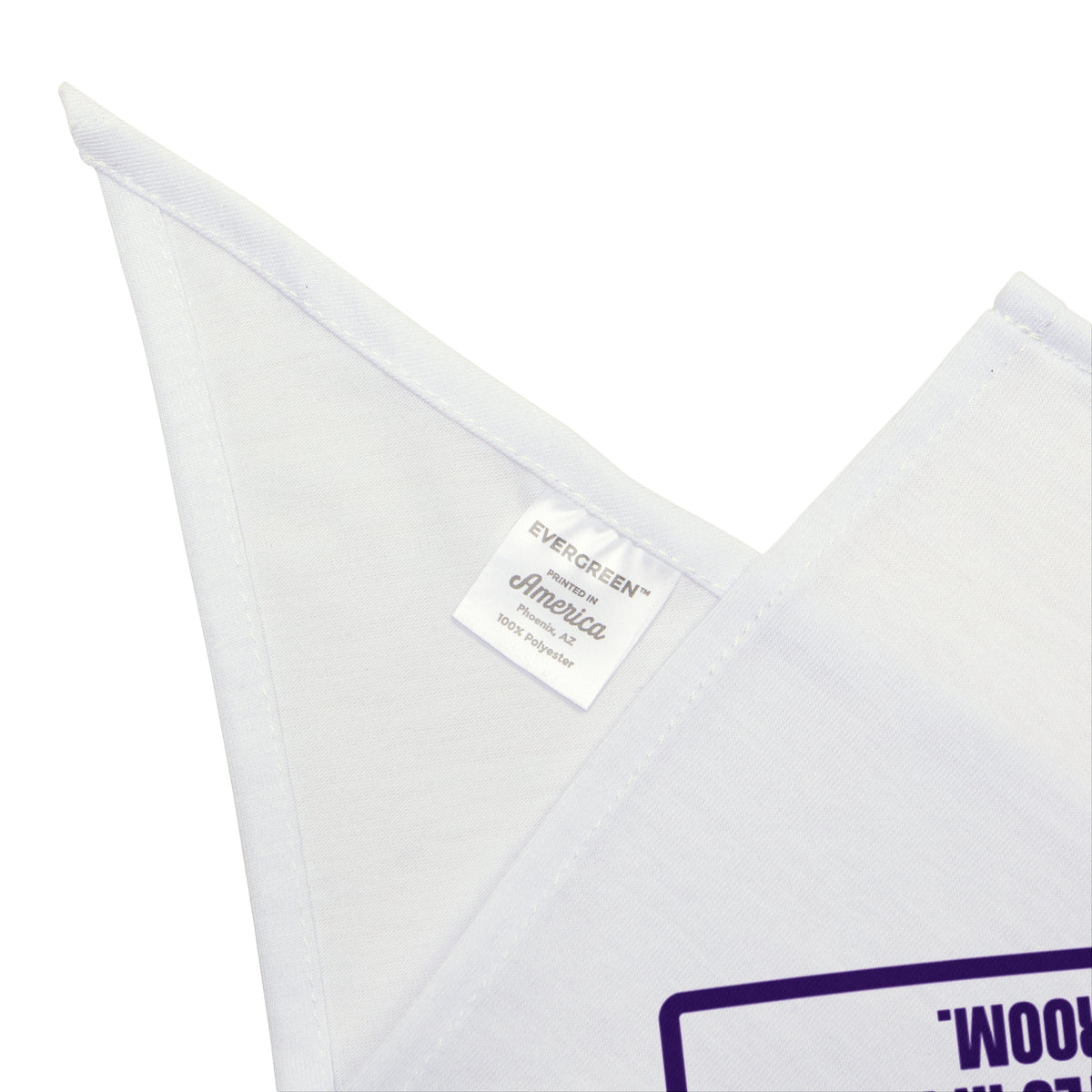 Funny Cheer Mom Dog Bandana Hotel Bathroom Four-Minute Bun For Cheer Moms