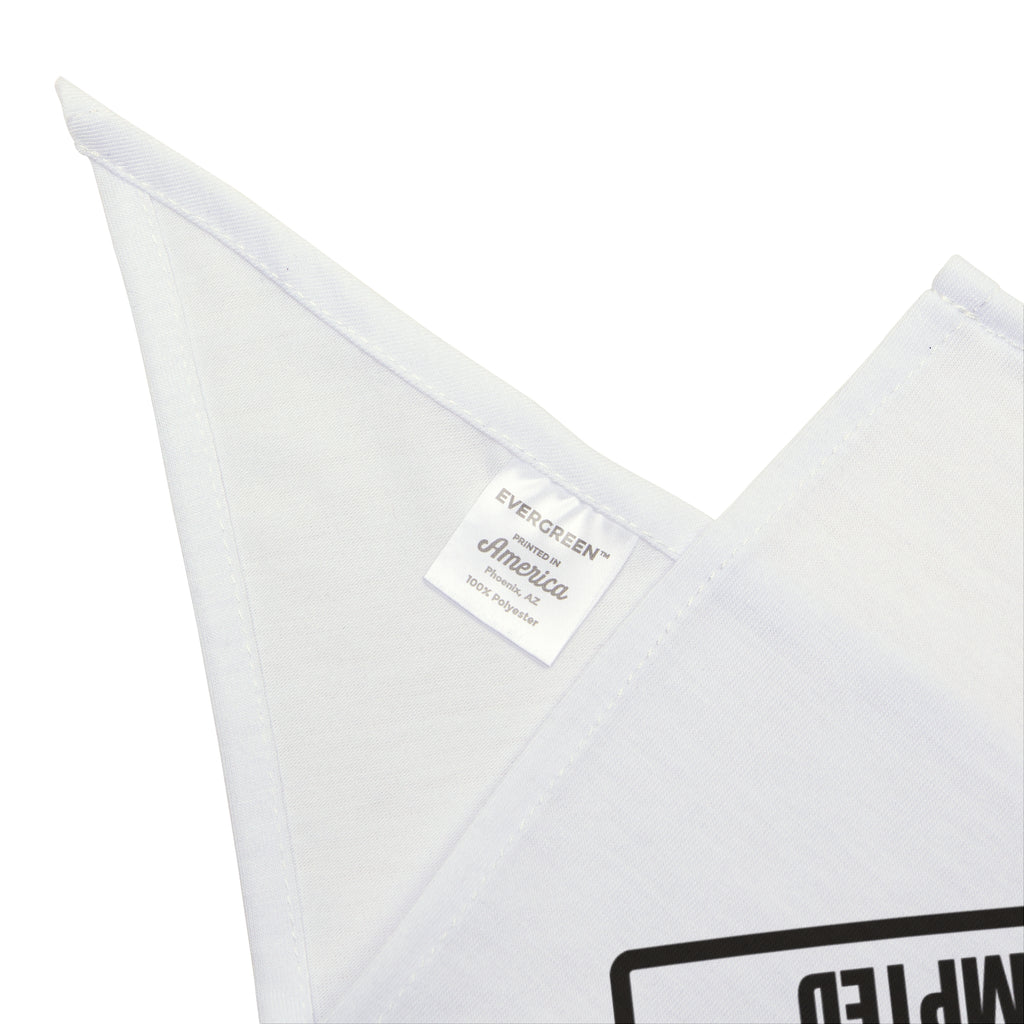 Dog Mom Warning Label Dog Bandana Funny Photo Overload For Dog Moms