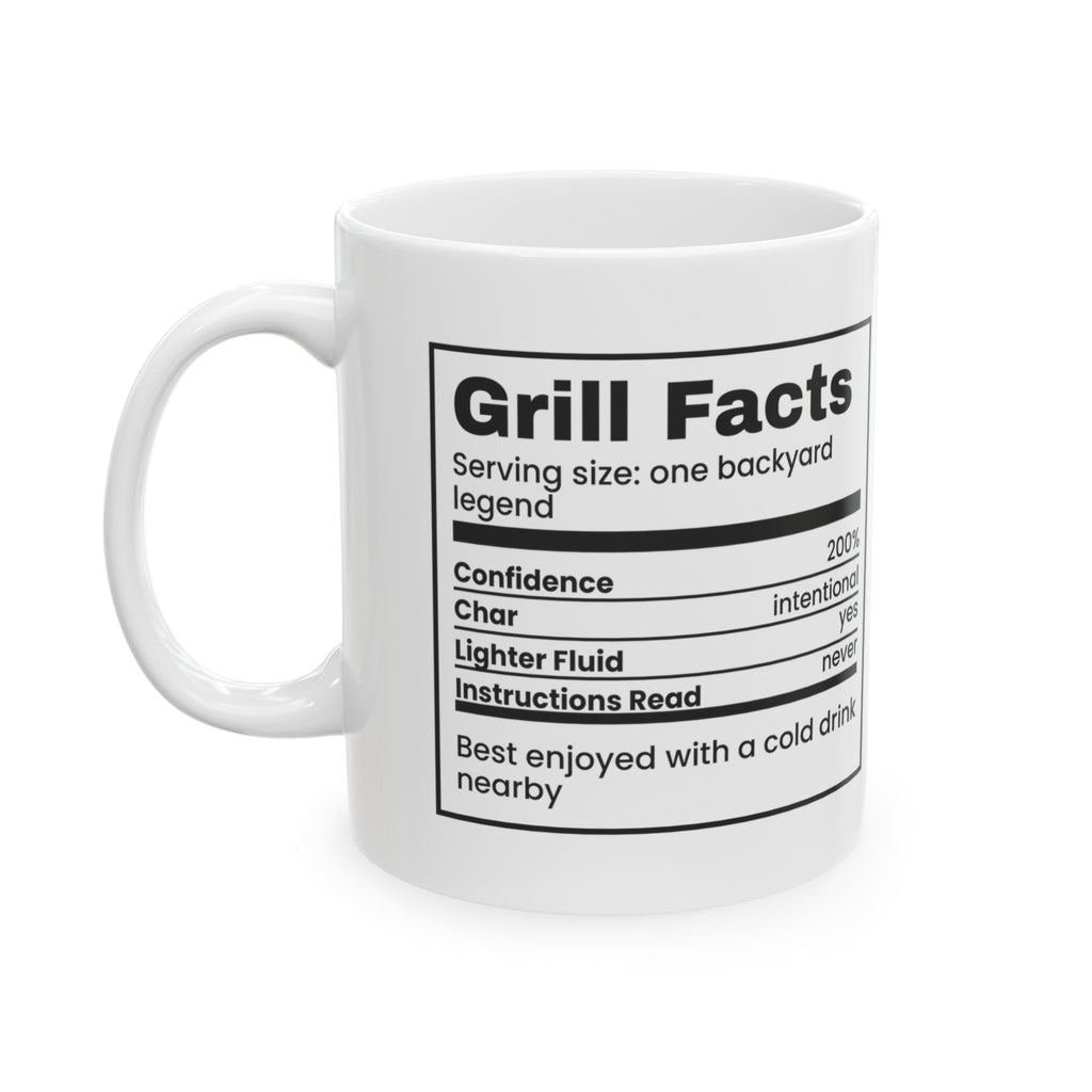 Grill Facts Nutrition Coffee Mug For Dad