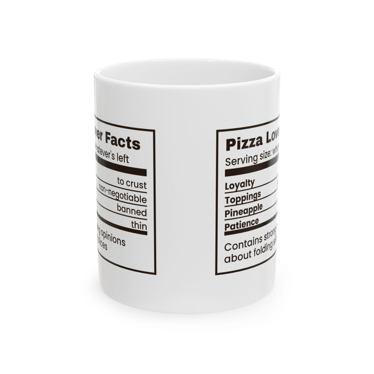Pizza Lover Coffee Mug Pineapple Banned Funny