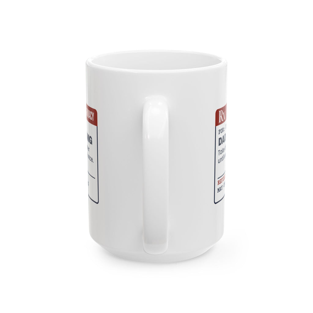 Funny Uncle Coffee Mug Dad Jokes 20mg Prescription Label For Uncles