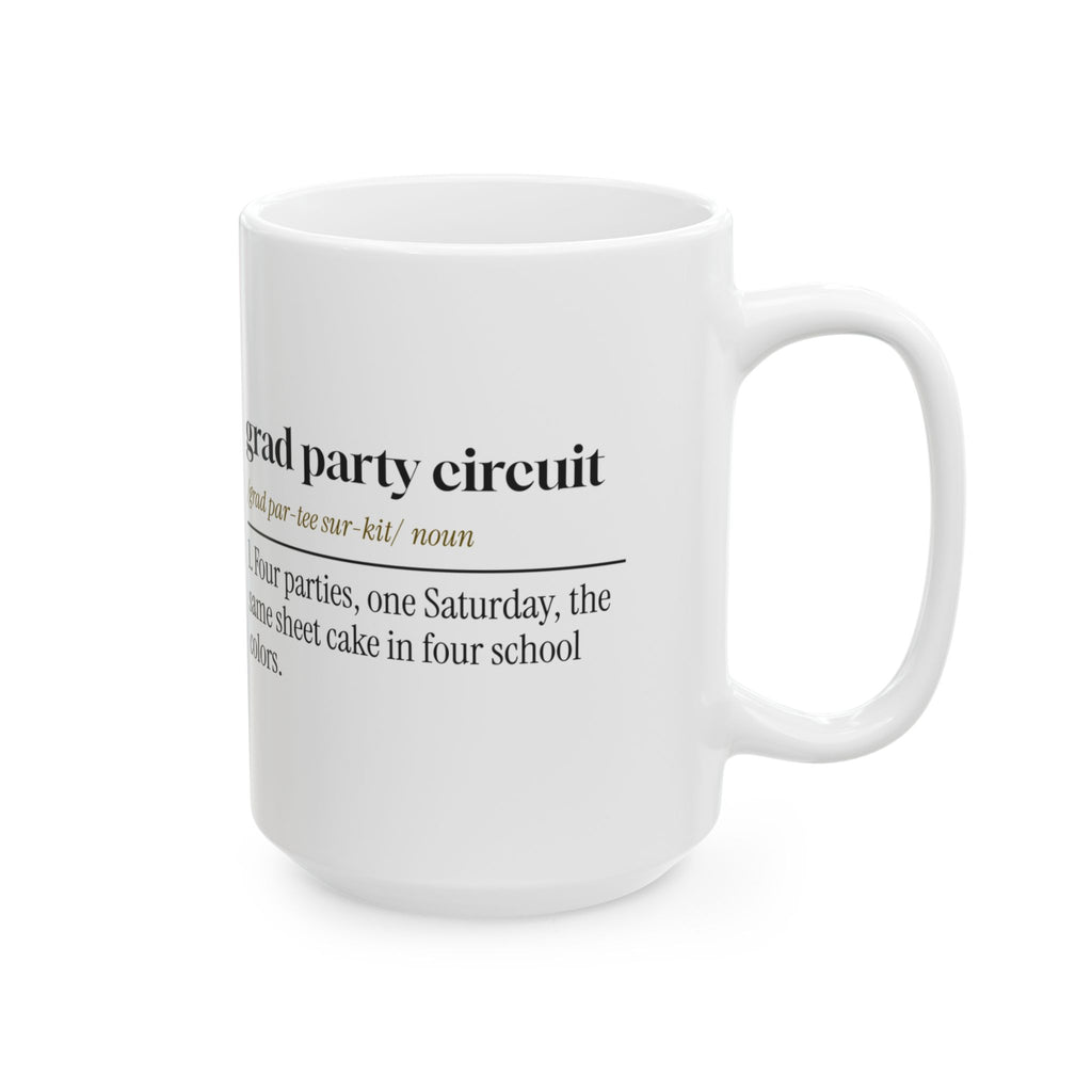 Funny Graduation Coffee Mug Grad Party Circuit Dictionary High School