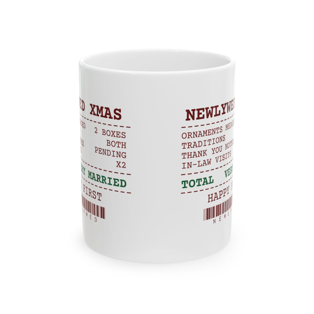 Funny Christmas Coffee Mug Thank You Notes Still Pending Newlyweds