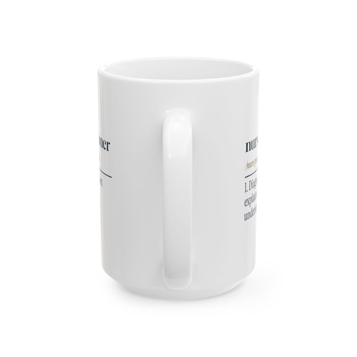 Nurse Practitioner Coffee Mug Dictionary Definition For NP Grads