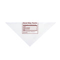 Funny Christmas Dog Bandana Good Boy Facts Nutrition Label