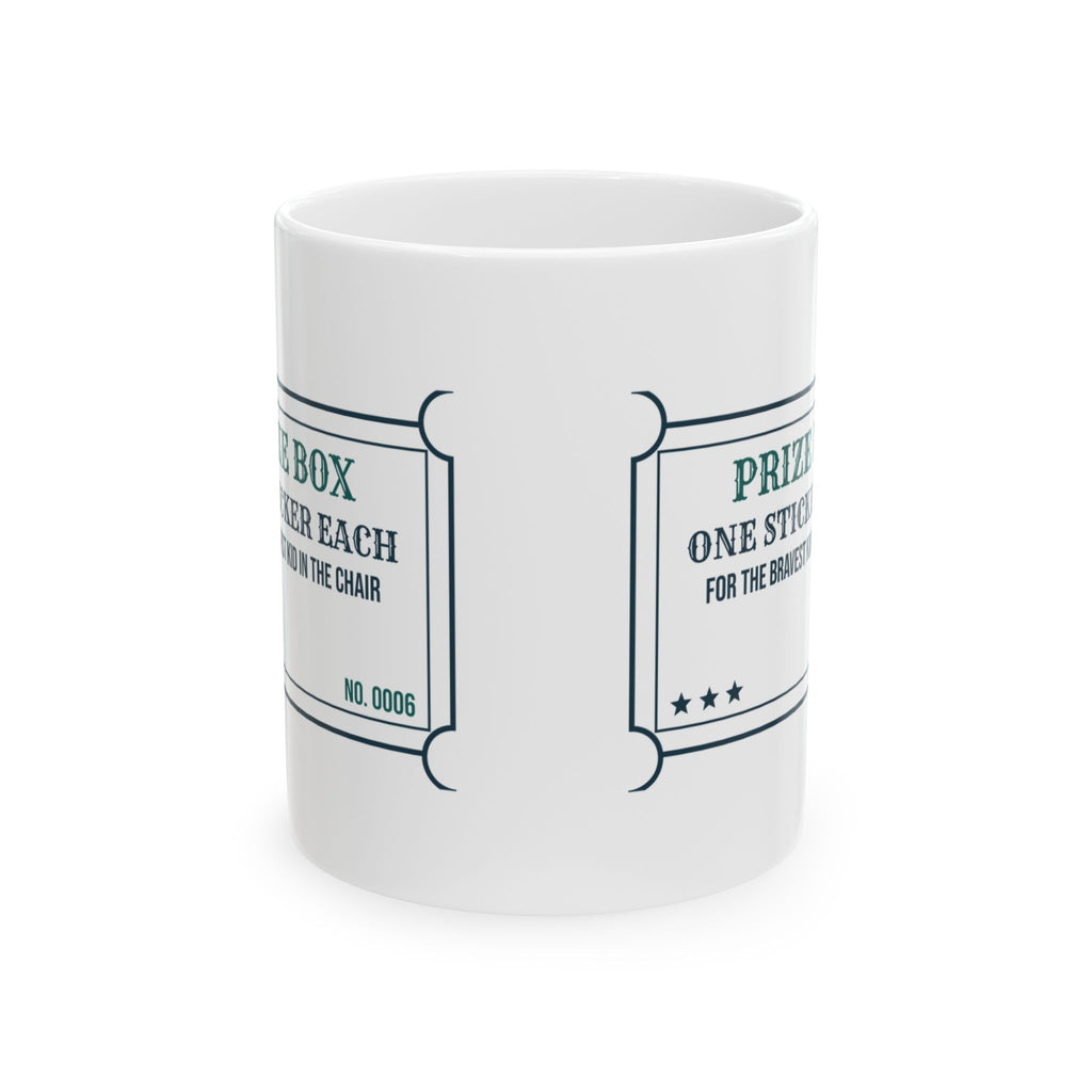Funny Dental Hygienist Coffee Mug Prize Box Ticket For Pediatric