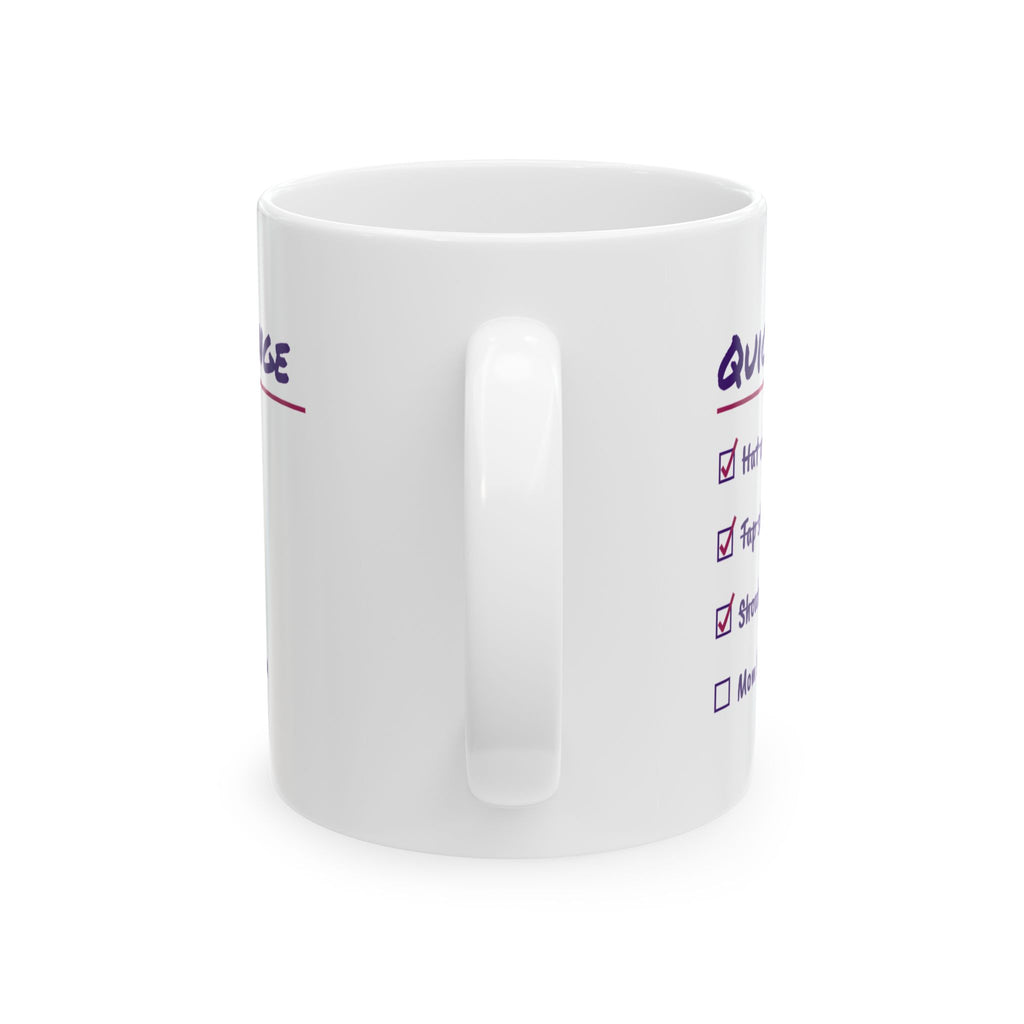 Funny Dance Mom Coffee Mug Quick Change Checklist