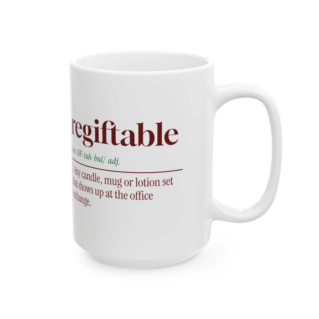 Funny Christmas Coworker Coffee Mug Regiftable Dictionary Definition