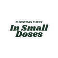 Funny Introvert Christmas Sticker Christmas Cheer In Small Doses