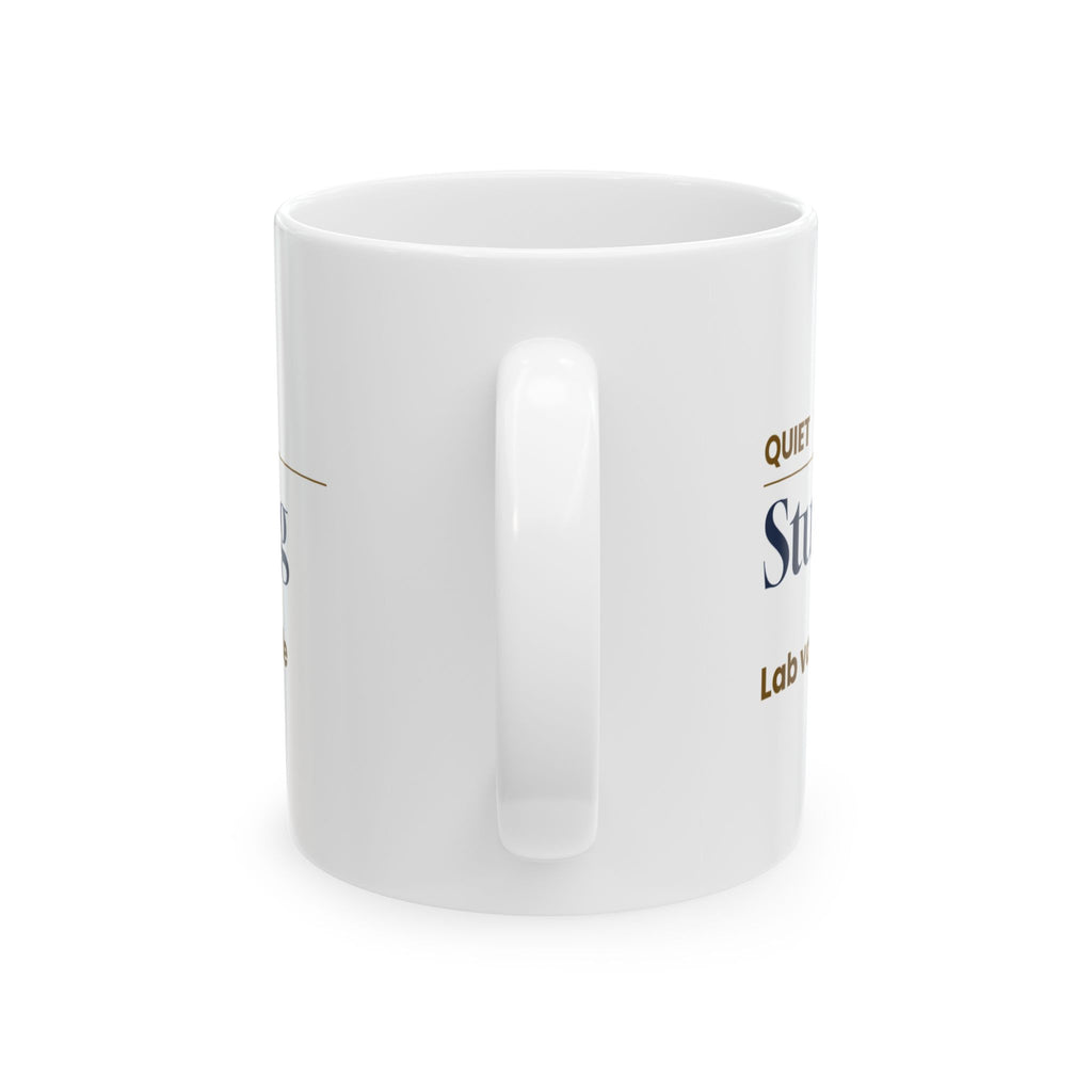 Funny Nursing Mug Quiet Studying Lab Values Sign