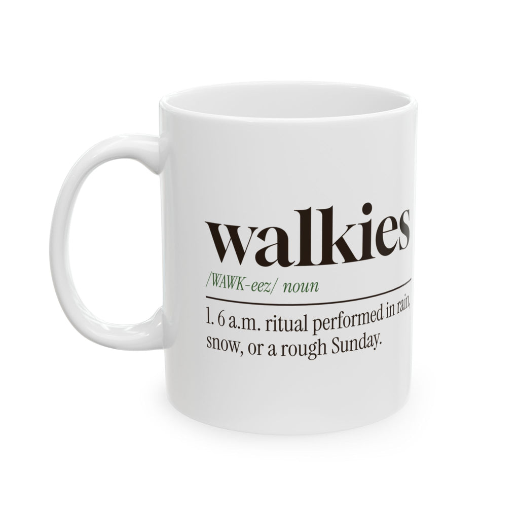 Funny Dog Walk Coffee Mug Walkies Definition For Dog Dads