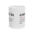 Funny Drummer Coffee Mug Count-In Definition For Drummers