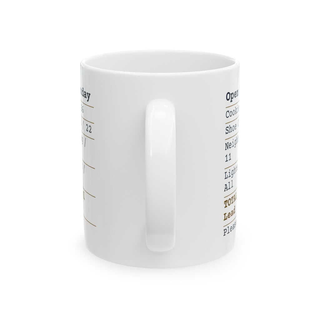 Funny Realtor Coffee Mug Open House Sunday Receipt For Agents