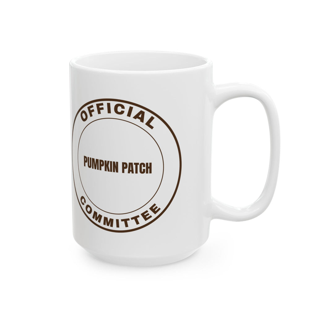 Official Pumpkin Patch Committee Coffee Mug, Funny Fall