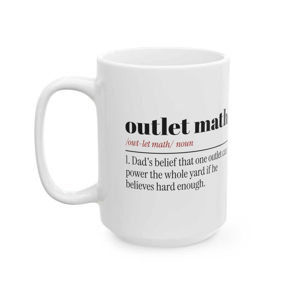 Funny Dad Christmas Coffee Mug Outlet Math Dictionary Christmas Lights