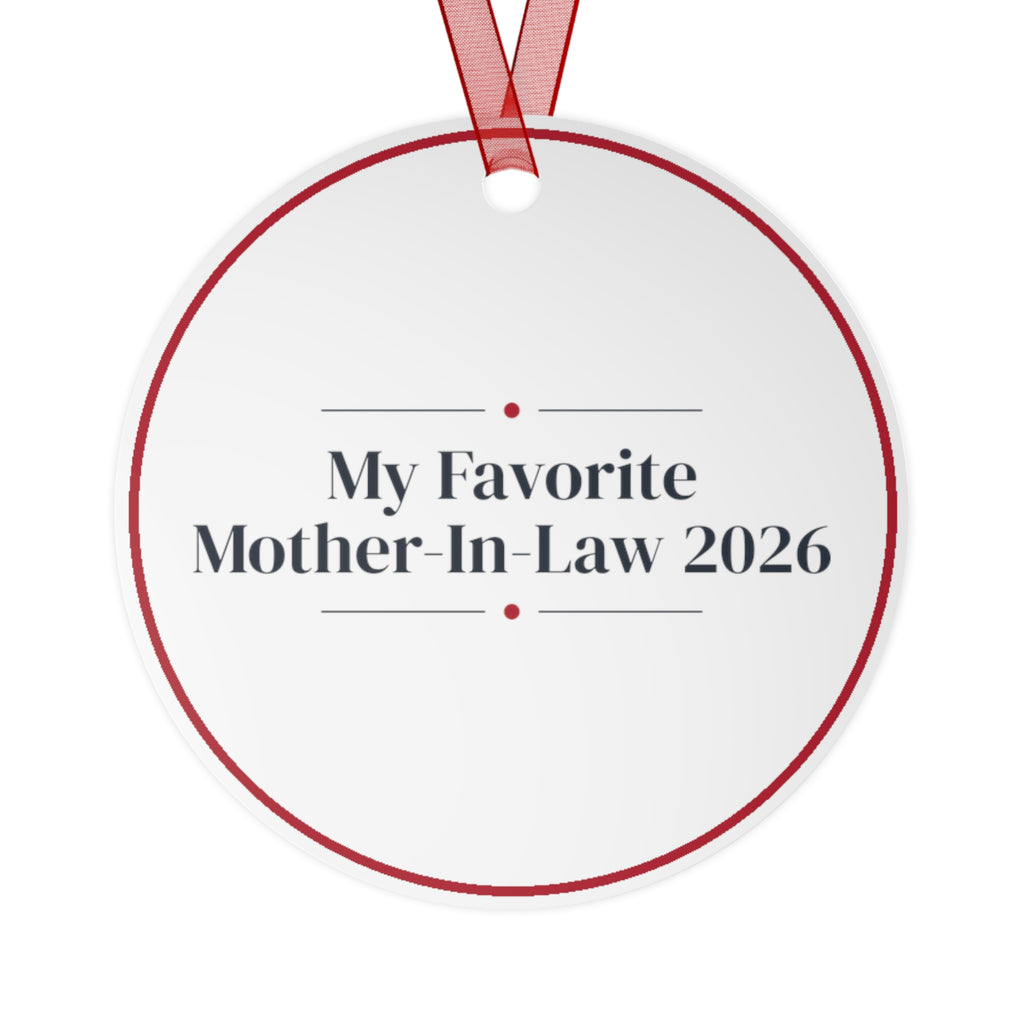 Christmas Ornament My Favorite Mother-In-Law 2026 Keepsake