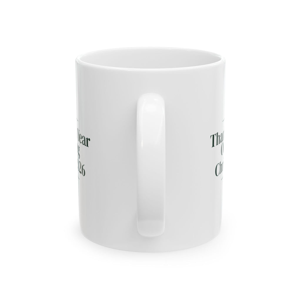 Teacher Christmas 2026 Coffee Mug Thanks For A Year Of Learning