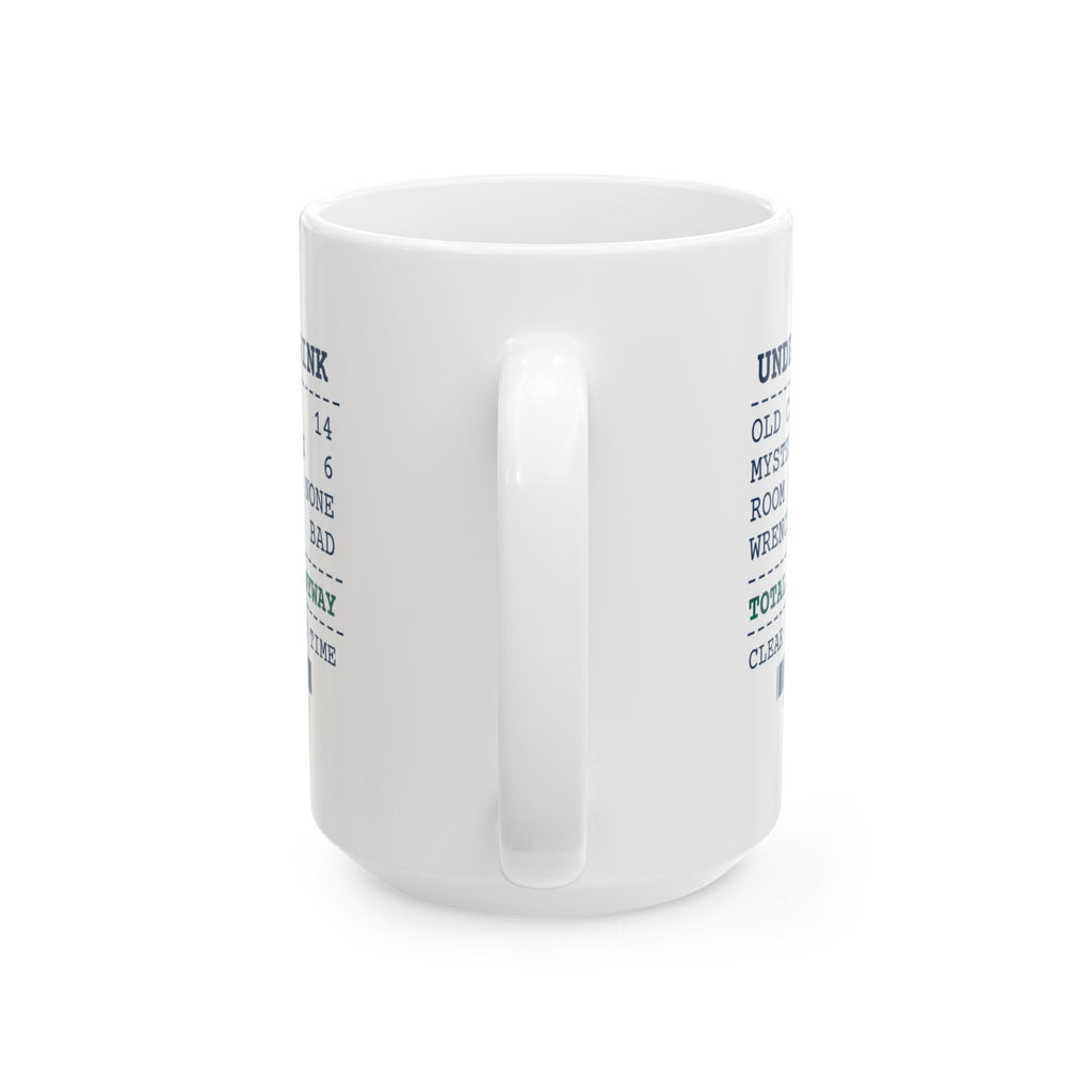 Funny Plumber Coffee Mug Under The Sink Receipt For Plumbers