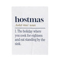 Funny Christmas Host Throw Blanket Hostmas Dictionary Definition