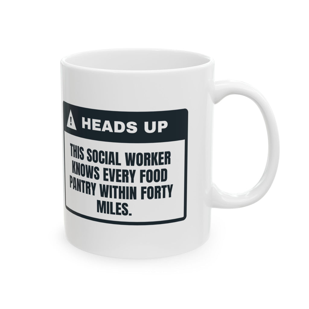 Funny Social Worker Mug Knows Every Food Pantry Nearby Social Worker