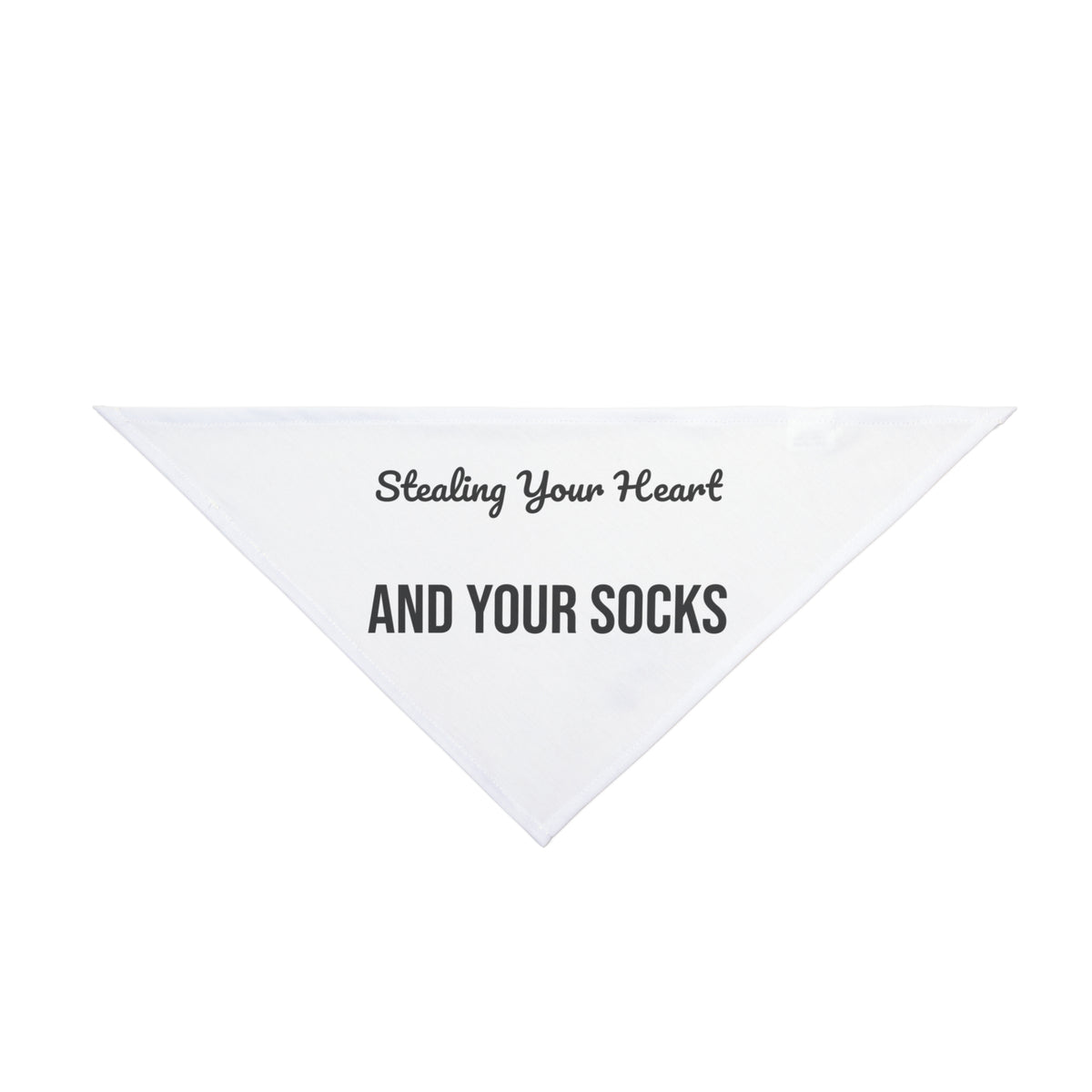 Golden Retriever Dog Bandana "Stealing Your Heart And Socks" Funny Dog