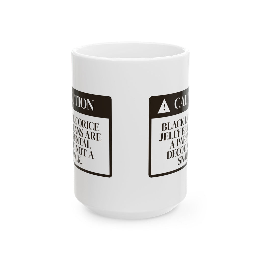 Funny Easter Jelly Bean Caution Coffee Mug For Parents