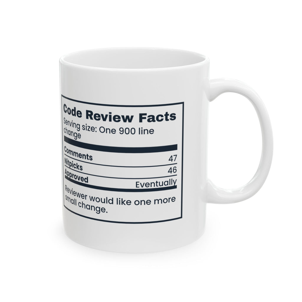 Funny Software Developer Coffee Mug Code Review Facts For Programmers