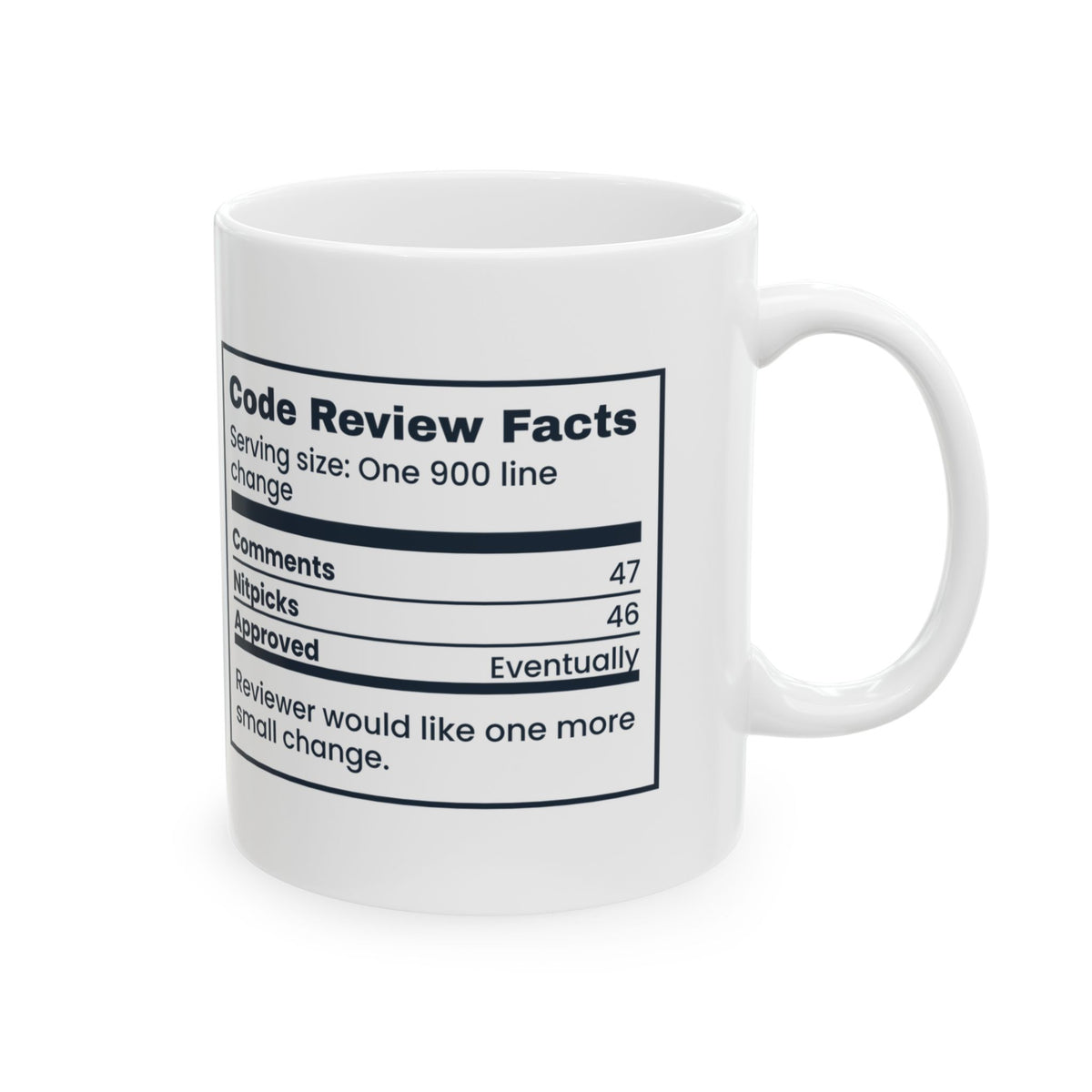 Funny Software Developer Coffee Mug Code Review Facts For Programmers