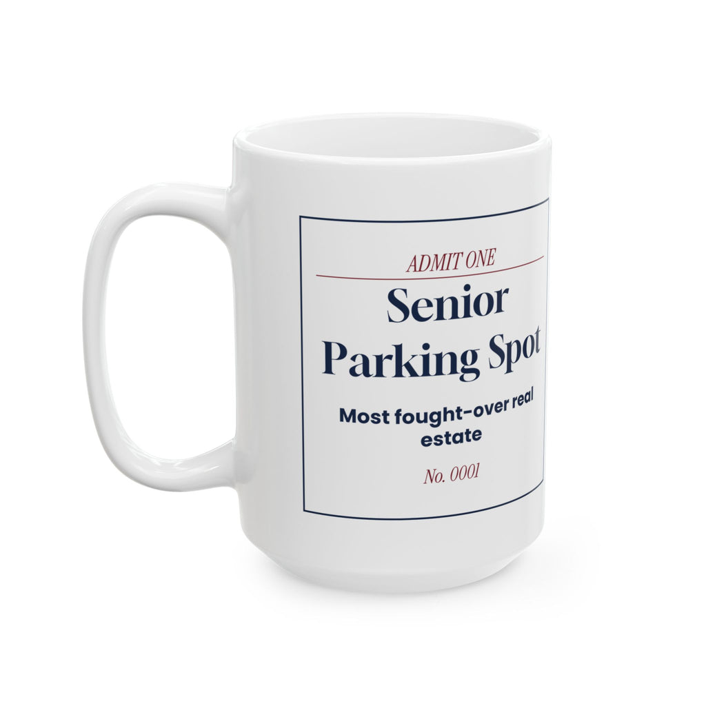 Funny Senior Parking Spot Coffee Mug Graduation Mug For Grad
