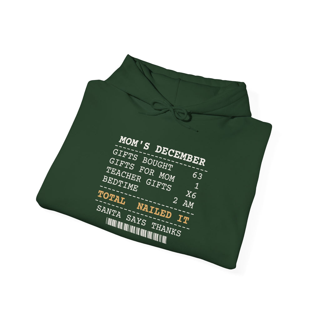 Funny Christmas Mom Hoodie Gifts Bought 63 Receipt For Moms