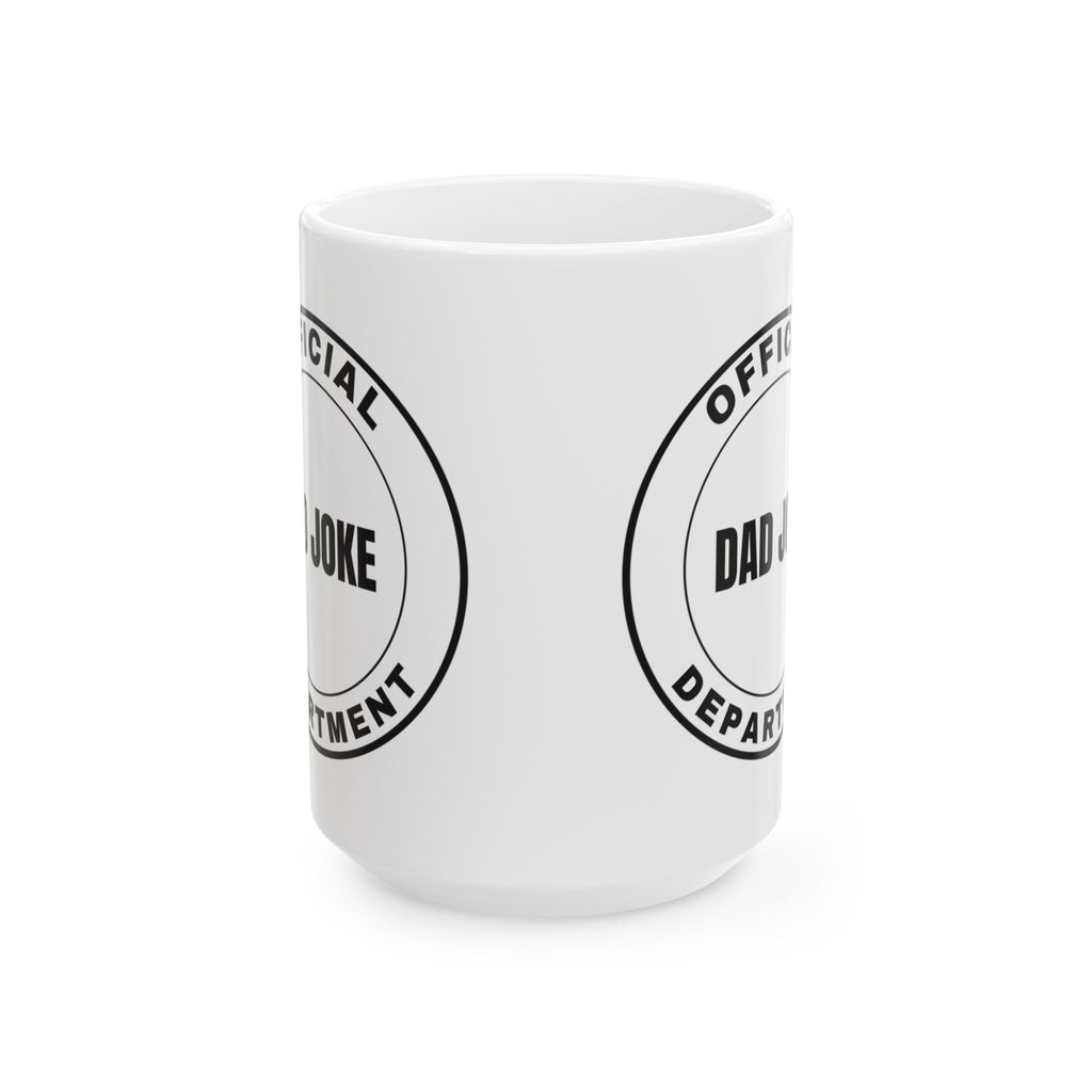Official Dad Joke Department Coffee Mug, Funny Dad