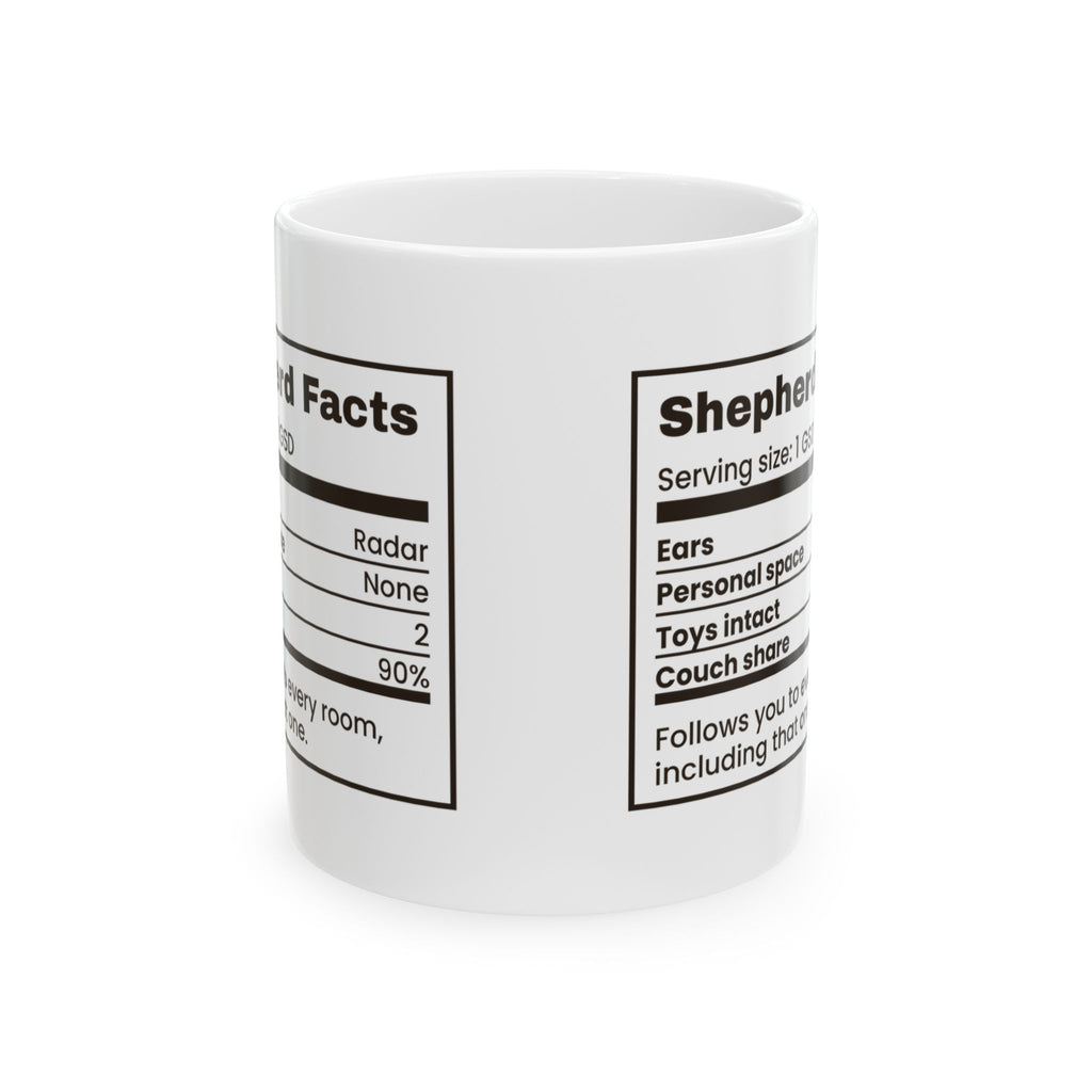 Funny German Shepherd Coffee Mug Shepherd Facts Personal Space None