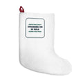 Funny Christmas Nurse Christmas Stocking Stocking On The IV Pole Merry Med